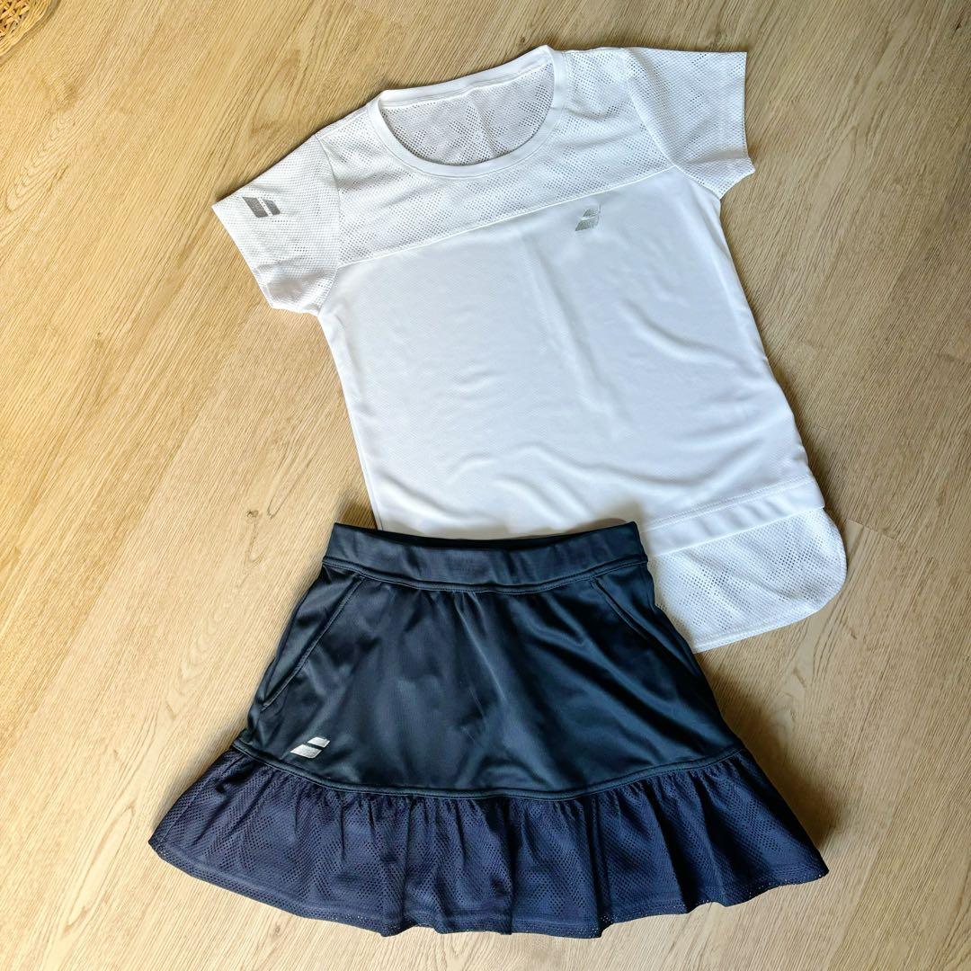 美品‼︎babolatバボラゲームシャツ/スコートセットMサイズ