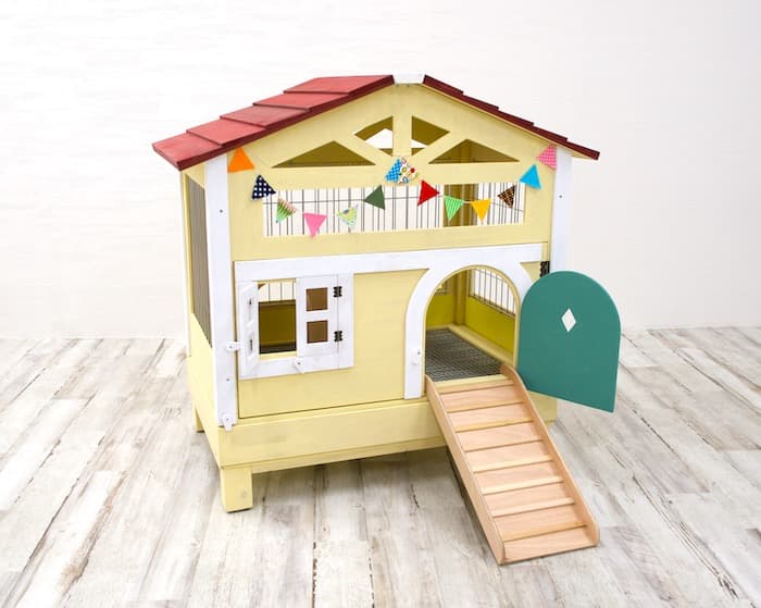 【もちつき】壱番館　北欧デザインペットハウス　うさぎ用ケージ　可愛い