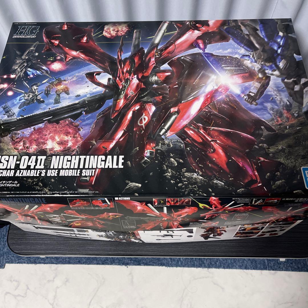 MG1/100高機動型ザクサイコ.ザクVer.Ka、HG1/144ナイチンゲール