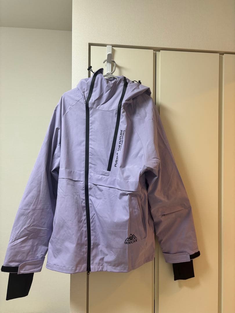 スキーウェア セットアップ L 紫 上下セット レディース パープル