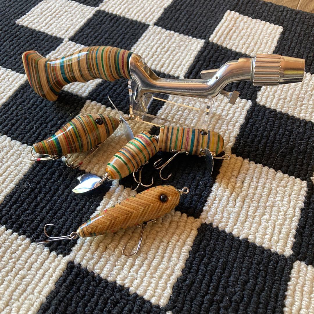 SARUNOルアー　スケボー端材　グリップルアー