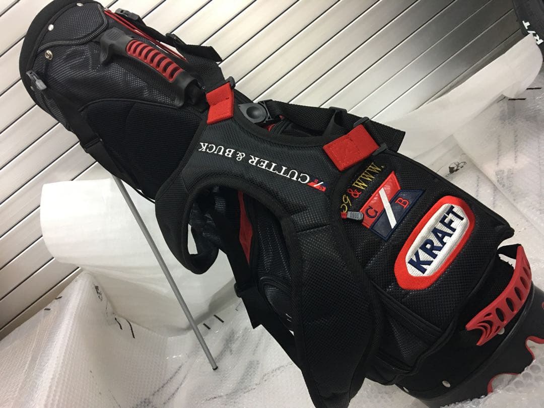 CUTTER&BUCK ノベルティー刺繍入りスタンドバック