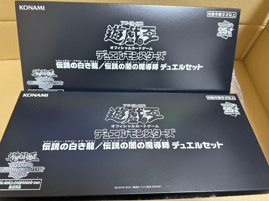 遊戯王OCGデュエルモンスターズ 伝説の白き龍 伝説の闇の魔導師 2box