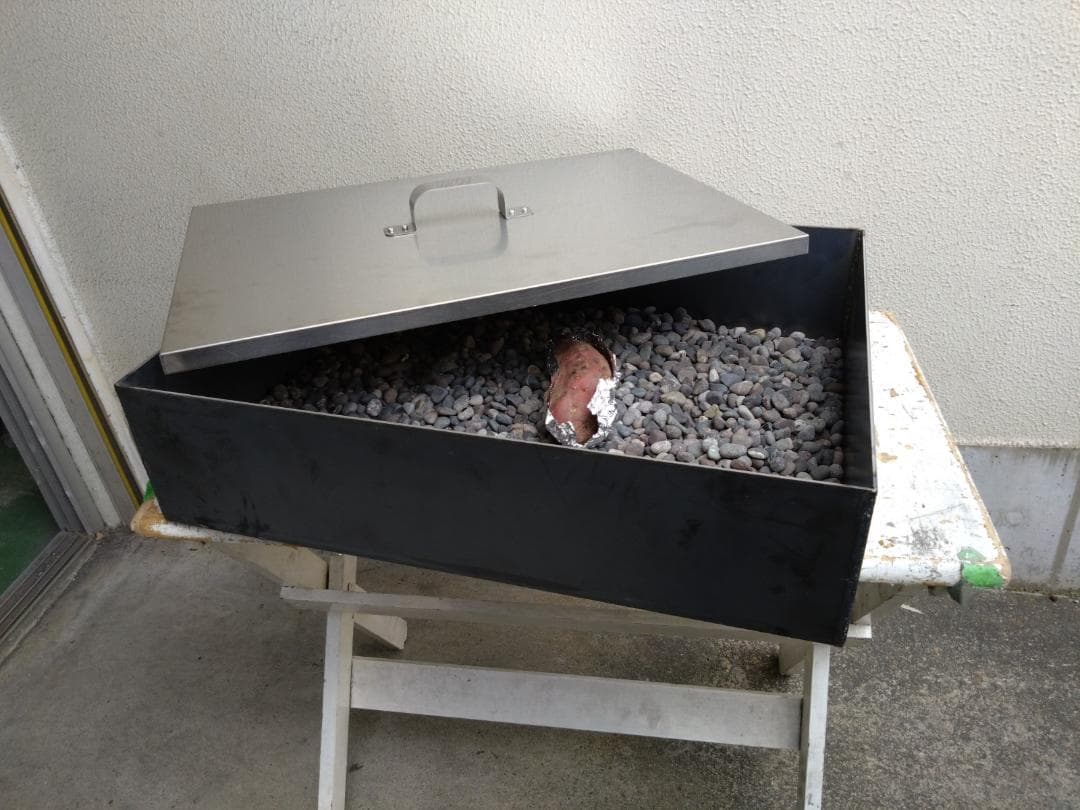 石焼き芋 冷やし やきいも フェス 学園文化祭り 鉄釜焼き プロパンガス BBQ