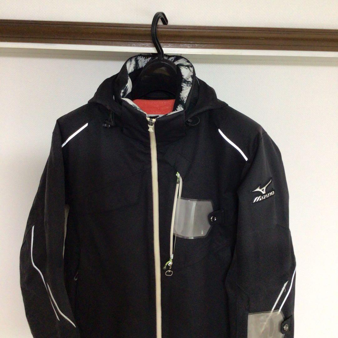 パープー　Mizuno スキーウェア ブラック　メンズ　S