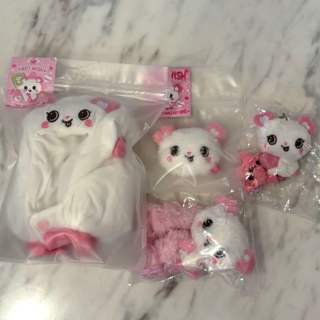 サクヤ NCT WISH ファンライトキーリング ペンライトカバー シュシュ