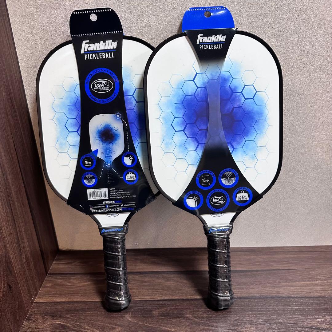 ２本セットピックルボールパドル フランクリン パイロット ボール1個付き