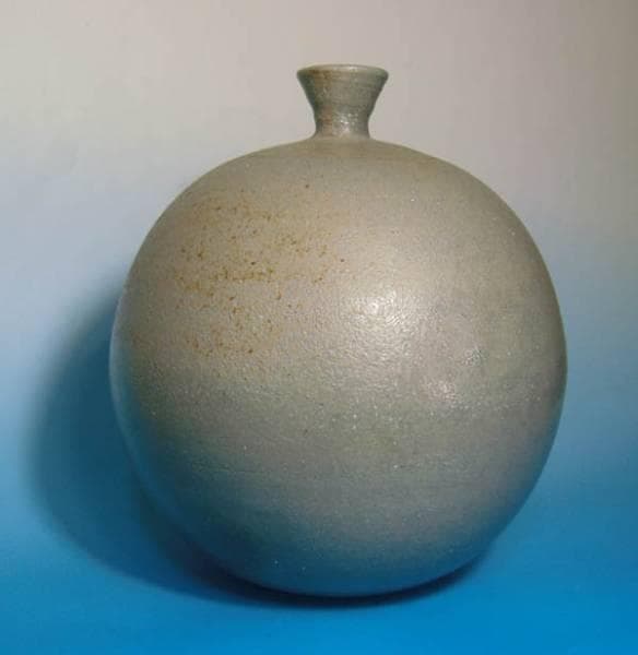 備前焼 棧切り 胡麻 花器 花瓶 自然釉 大壷 浩祥作 逸品 大壺　2063