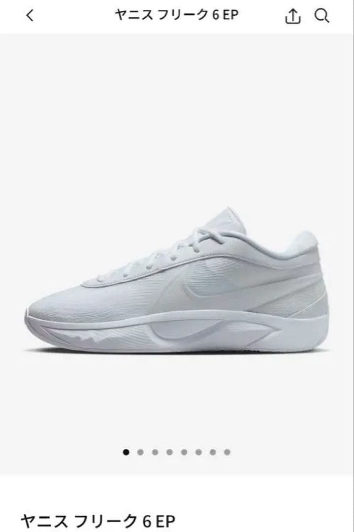 値下　フリーク6 29㎝　GIANNIS FREAK 6 TB EP