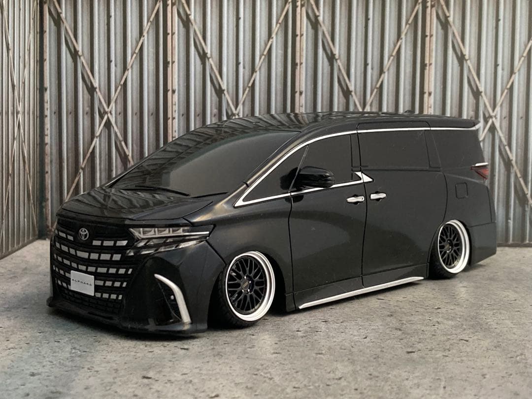 1/24新型アルファード・ブラック（カスタム品）