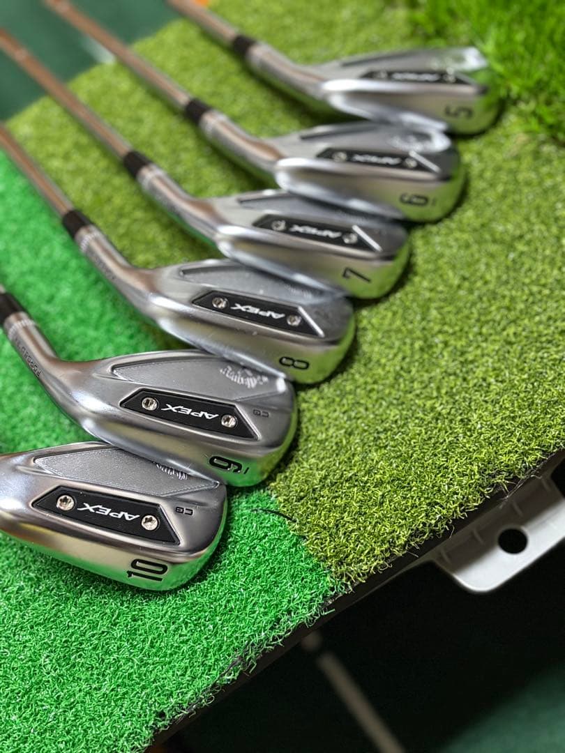 値下げキャロウェイエイペックCBアイアンセット 6本セット