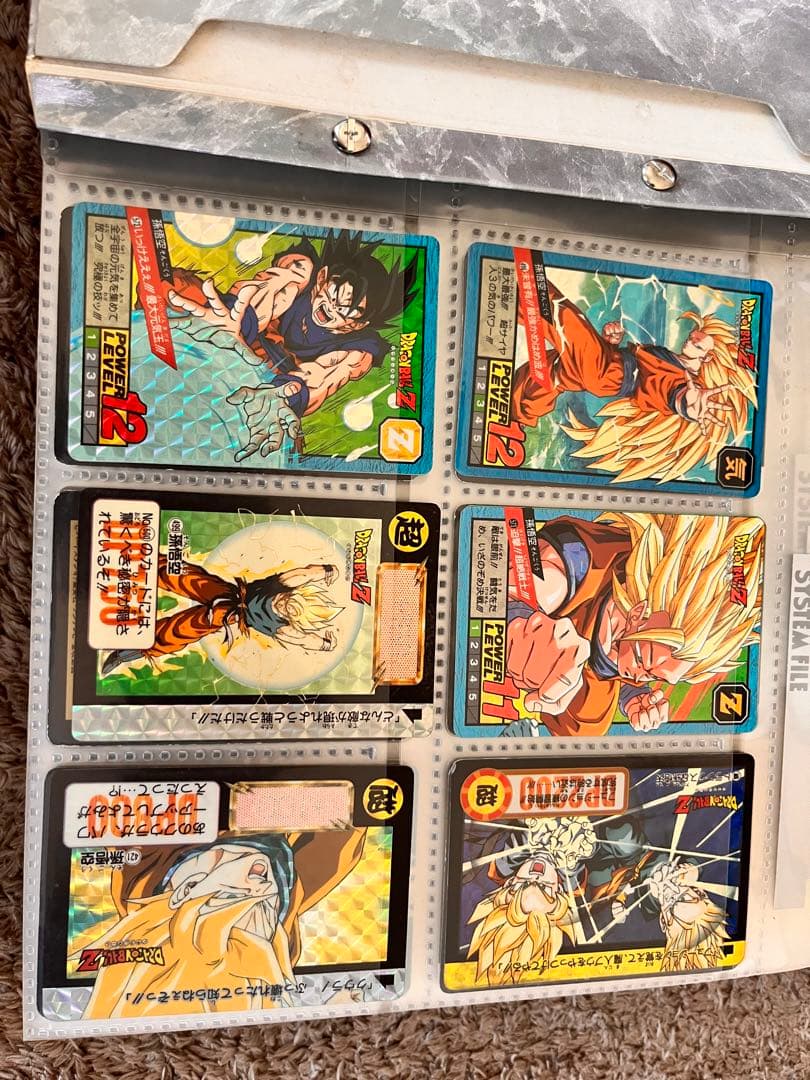 レア　ドラゴンボールZカード6枚セット　カードダス