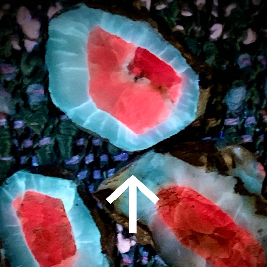 珍品！カシミールサファイアスライスb