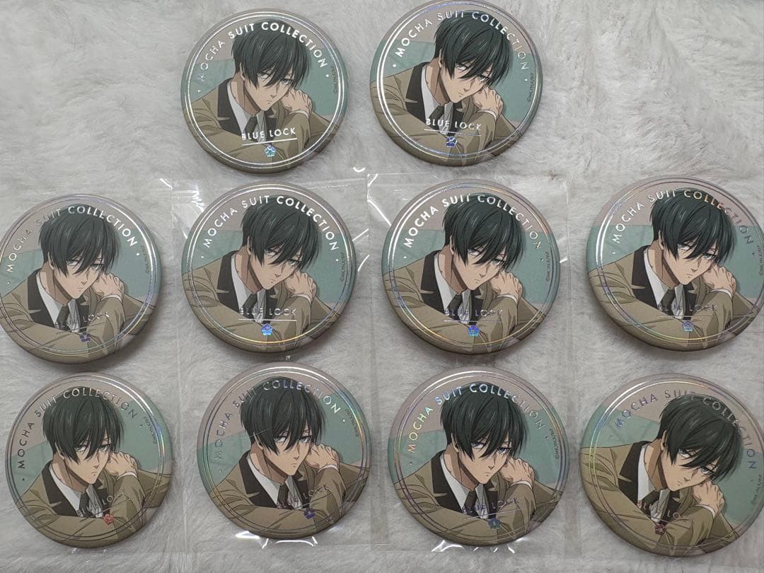 ブルーロック 糸師 凛 mocha suit モカスーツ 缶バッジ