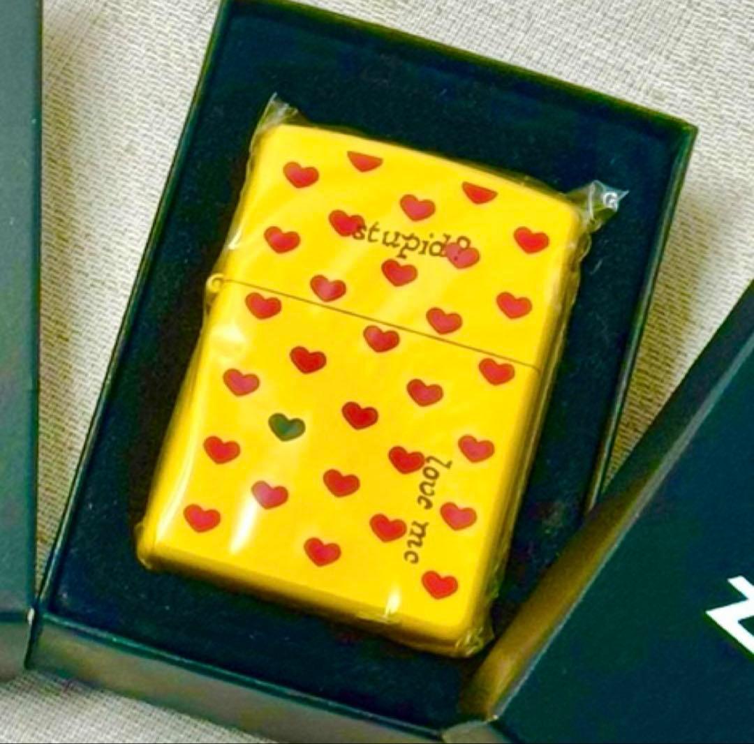 新品・未開封・未使用 hide XJAPAN イエローハート ZIPPO