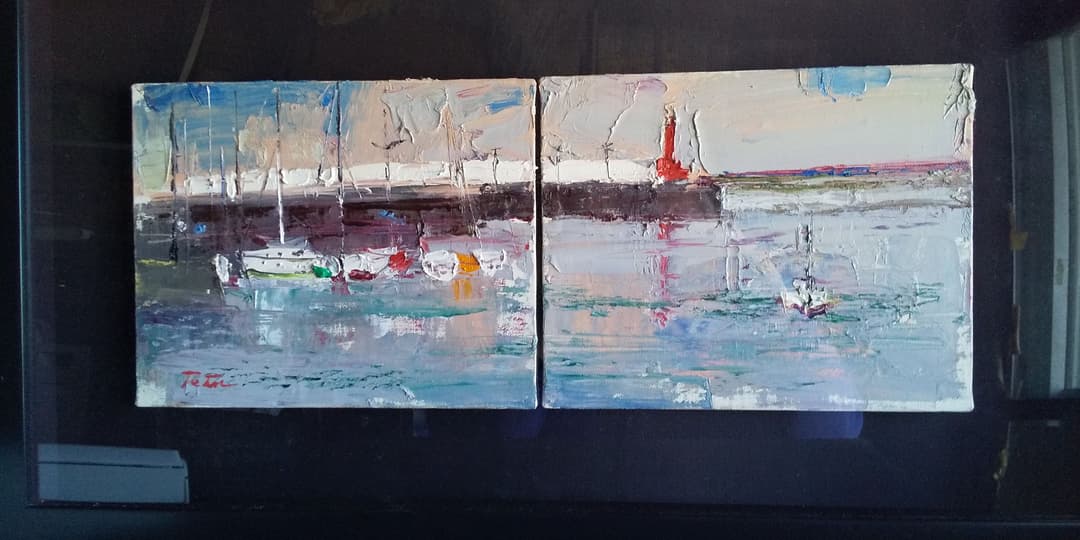 佐藤哲の油彩画