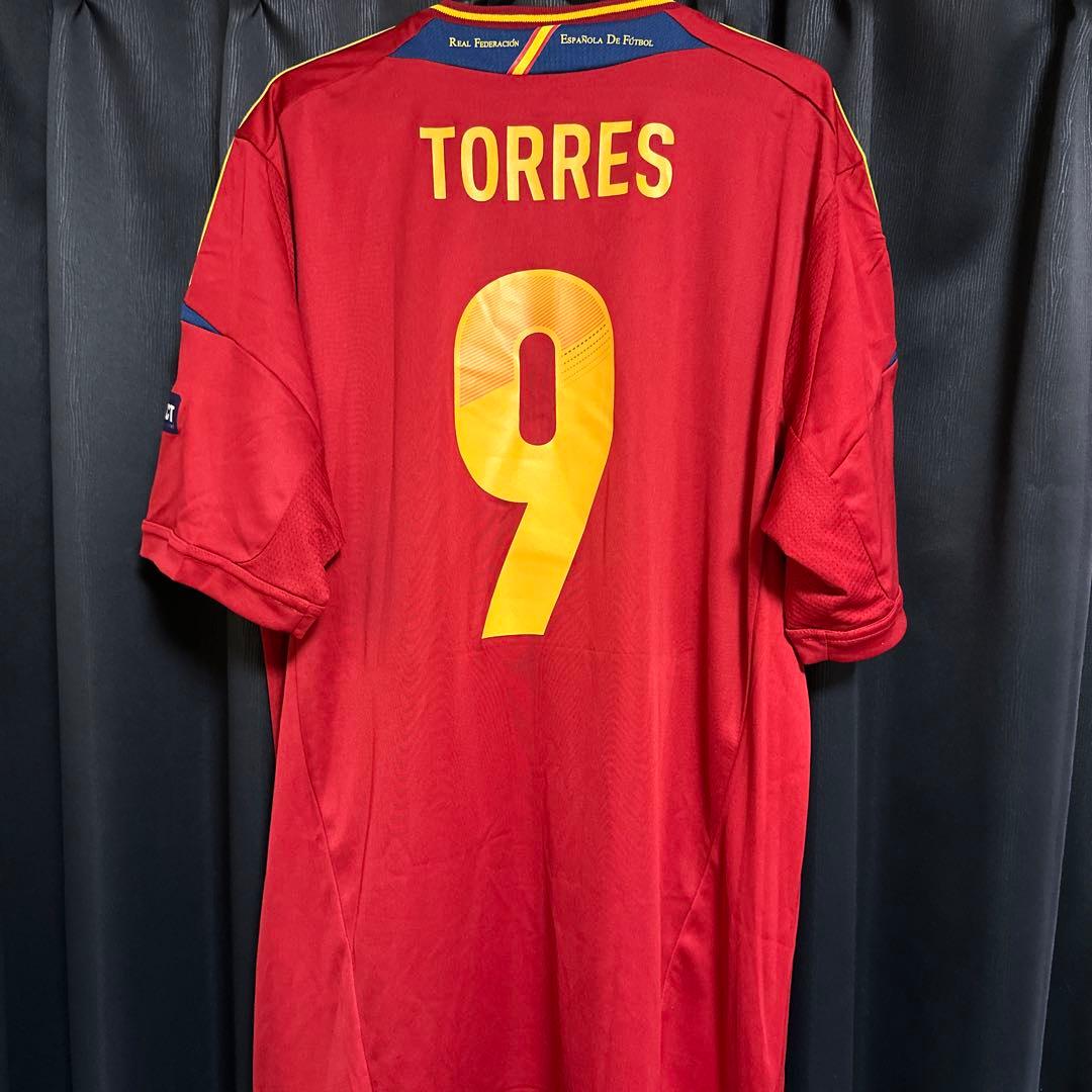 スペイン代表　マルチサイン　ユニフォーム　ワールドカップ　ユーロ　優勝　トーレス