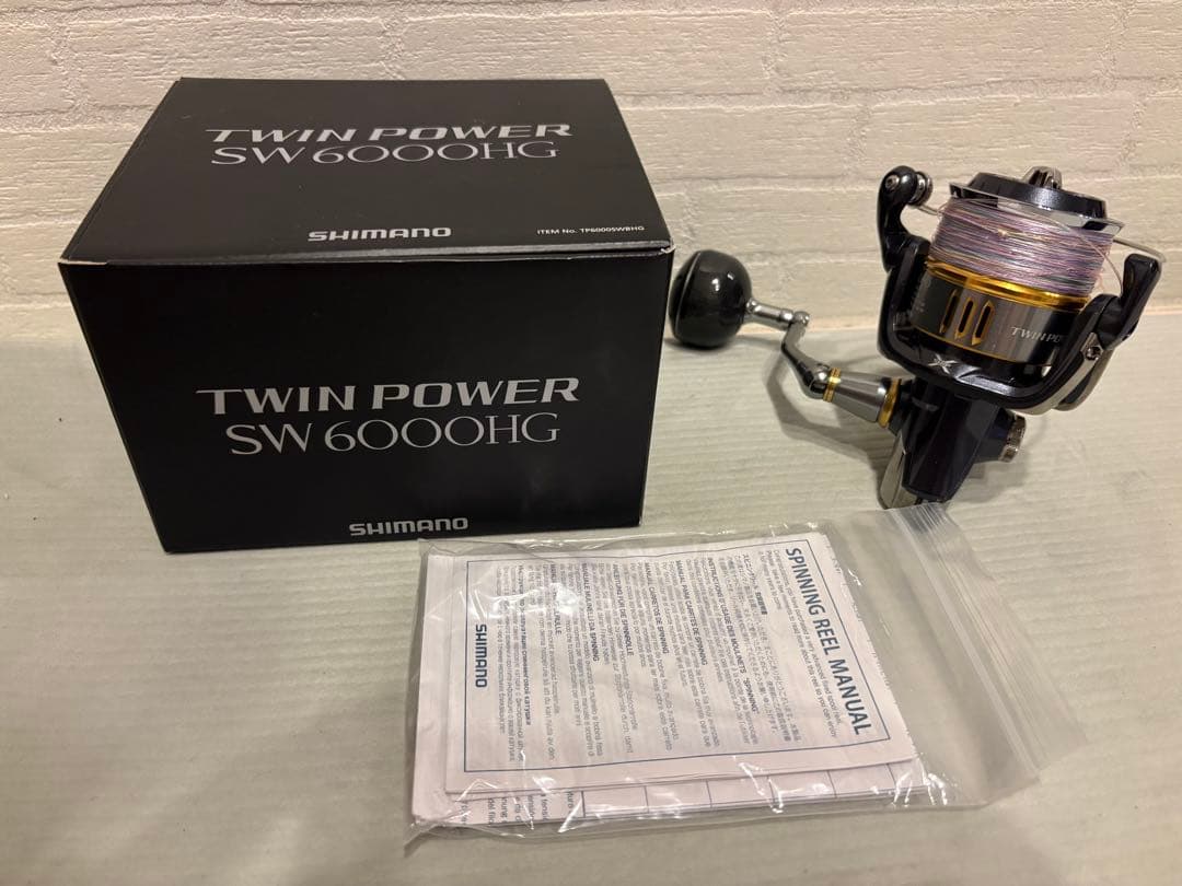 美品　SHIMANO 15 TWIN POWER SW 6000HG