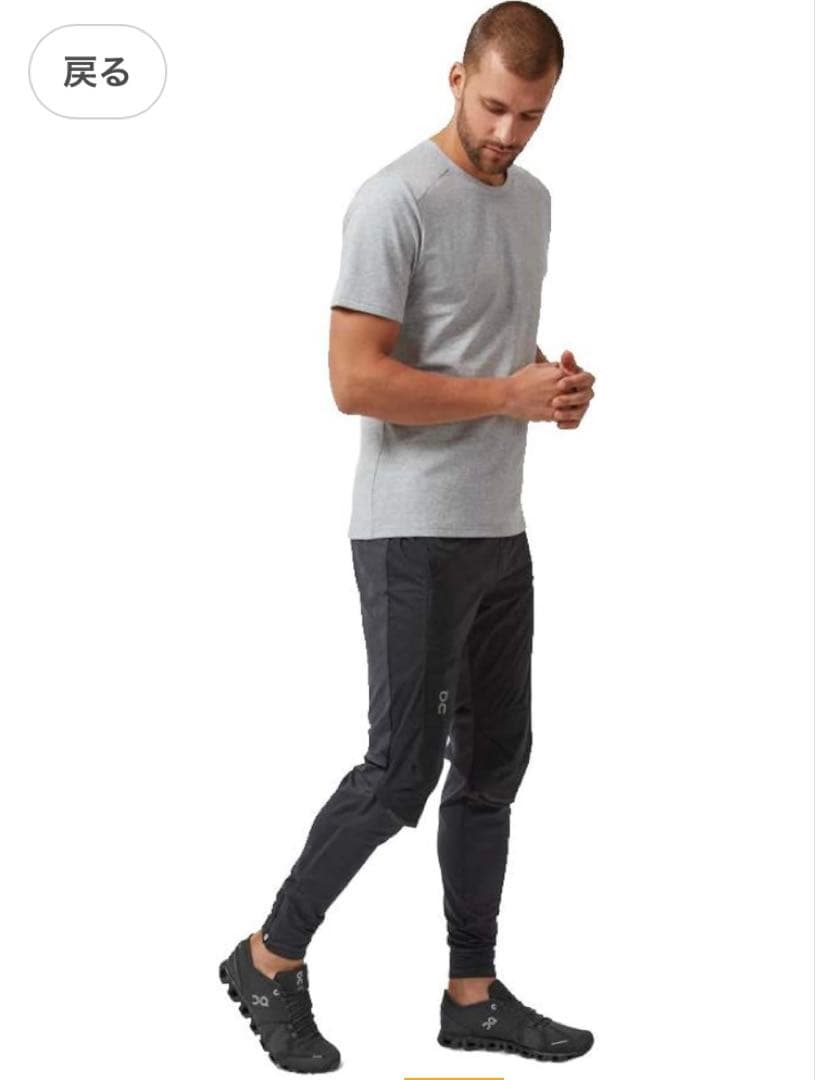 オン On ランニングパンツ Running Pants Black Mサイズ