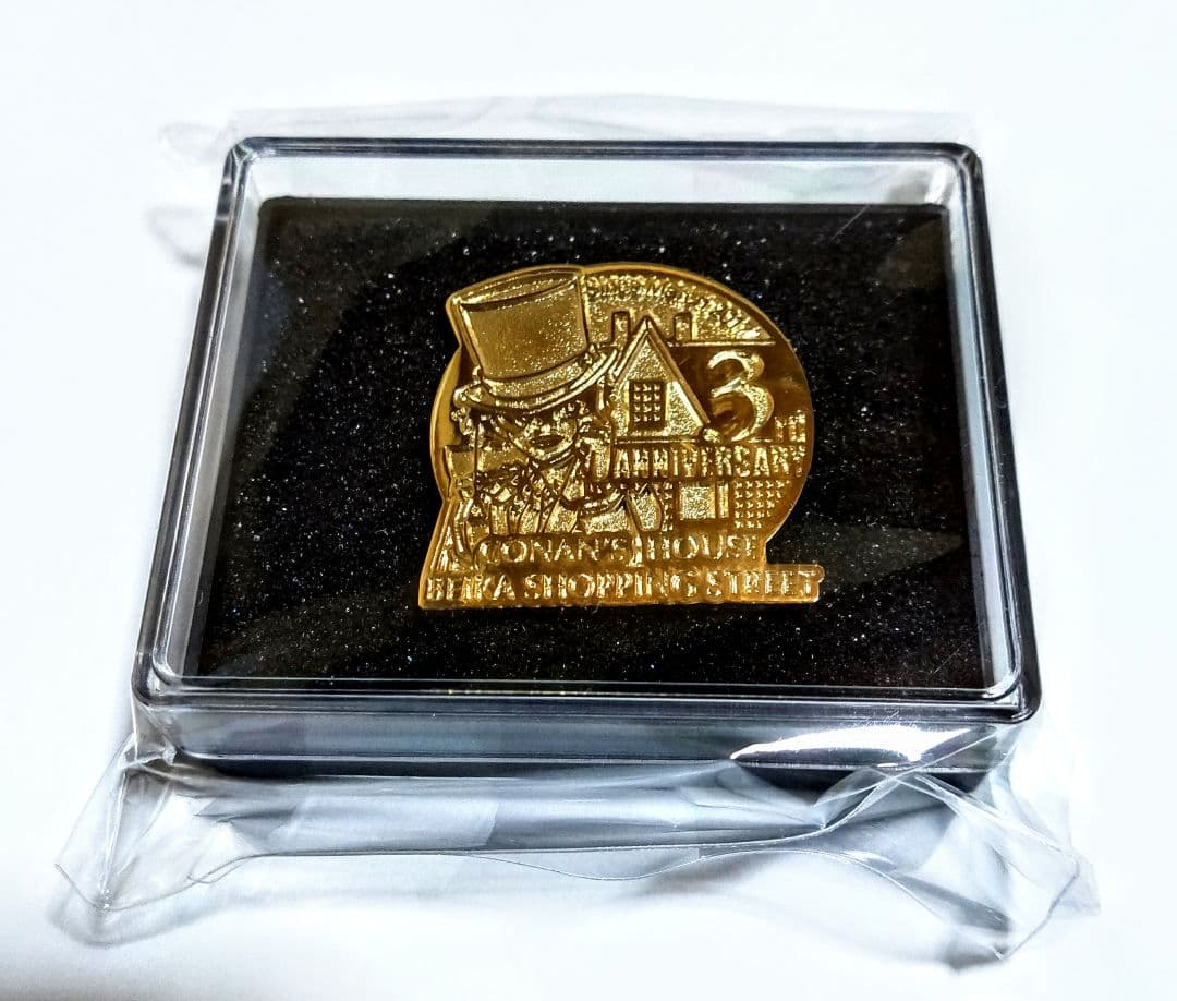 ※数量限定 鳥取【名探偵コナン】3周年記念 ピンバッジ『怪盗キッド』青山剛昌