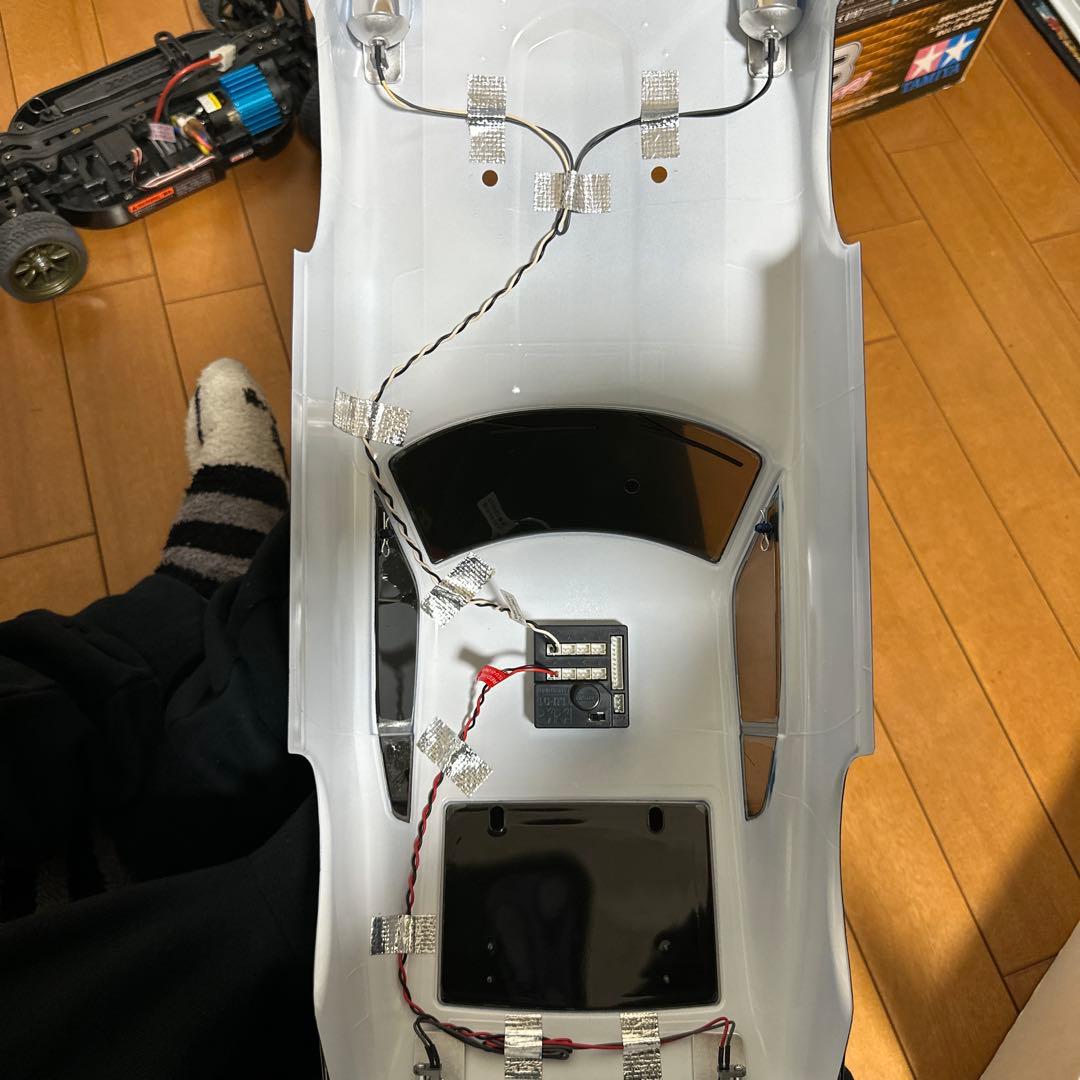 タミヤXBシリーズフェアレディ240Z 湾岸ミッドナイト悪魔のZ風仕立て