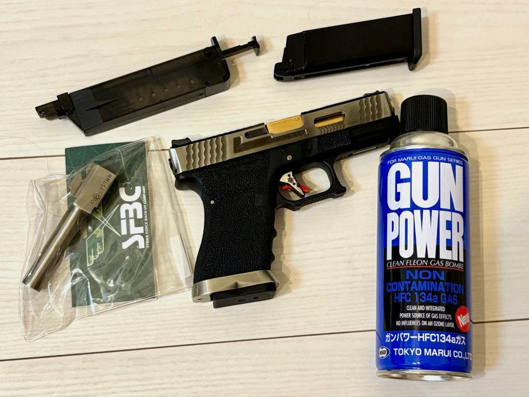 WE G19 カスタム ガスブローバック エアガンSAI風18歳以上対象法令遵守