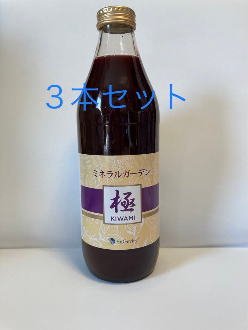 ミネラルガーデン極(フルボ酸と野菜果物のミックス)1000ml 3本セット