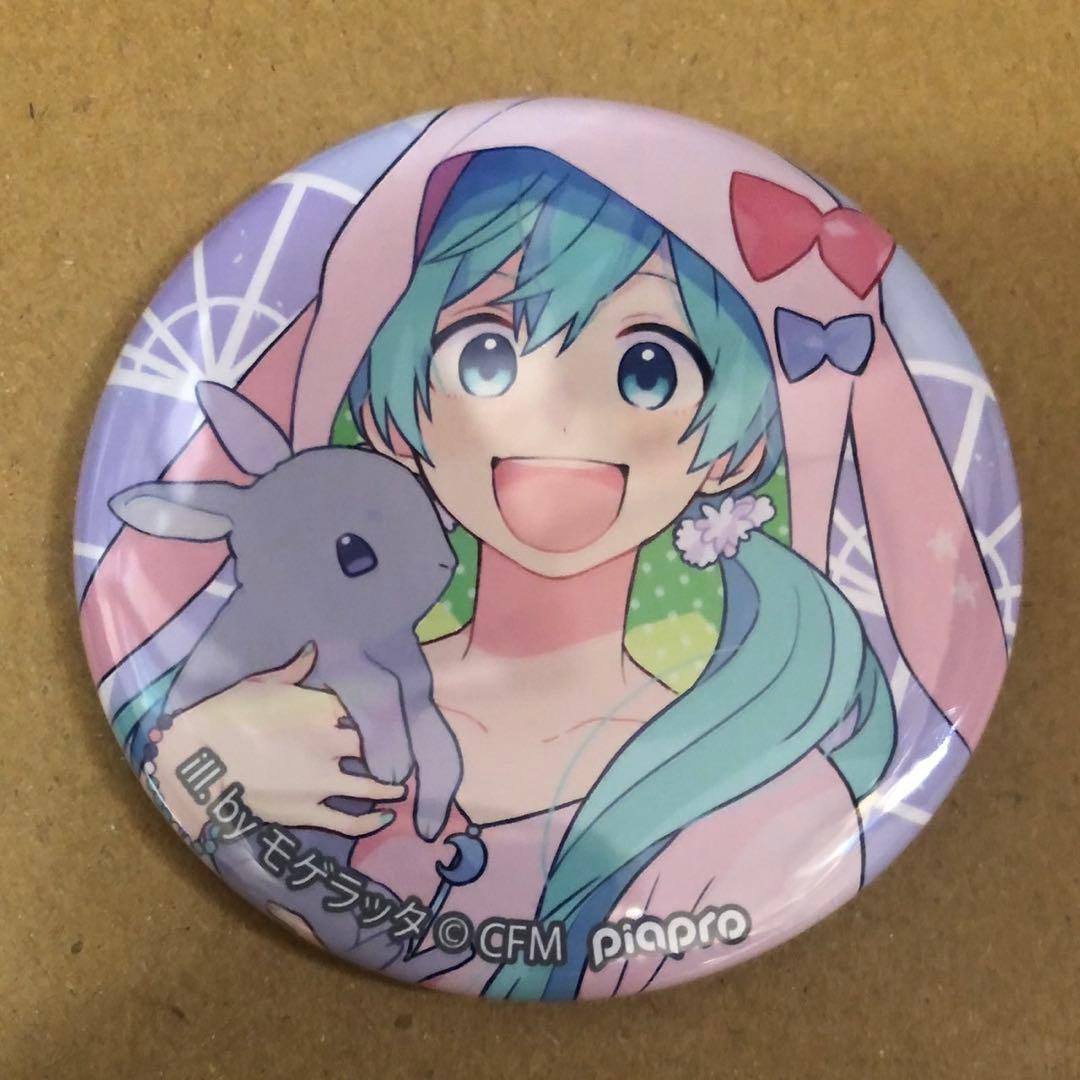 初音ミク OTSUKIMI PARTY マルイ モゲラッタ 缶バッジ 初音ミク