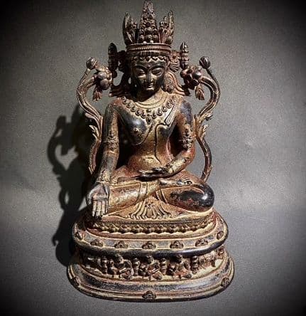 銅器 仏教 菩薩仏像 古美術 コレクション品 銅製 工芸品 彫刻装飾品置物