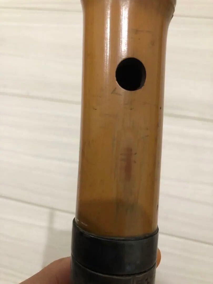 尺八　琴古流　一尺八寸　銀継　美品