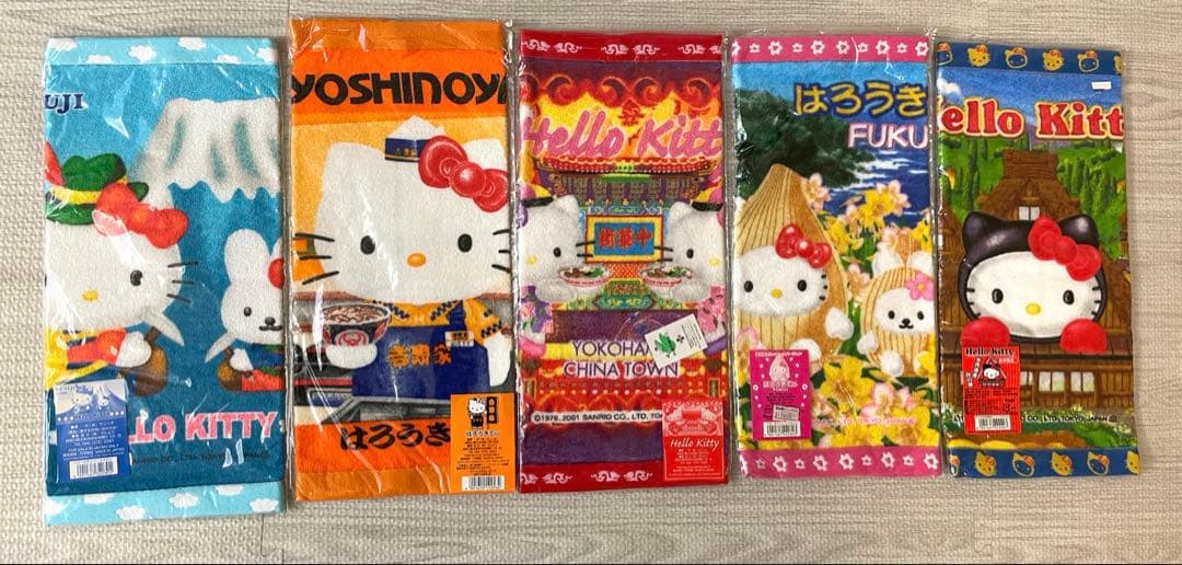 ご当地キティ ハンドタオル 25枚