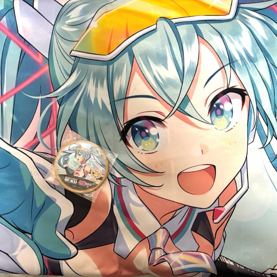 初音ミク レーシングミク 2021 缶バッジ フルグラフィックハッピ