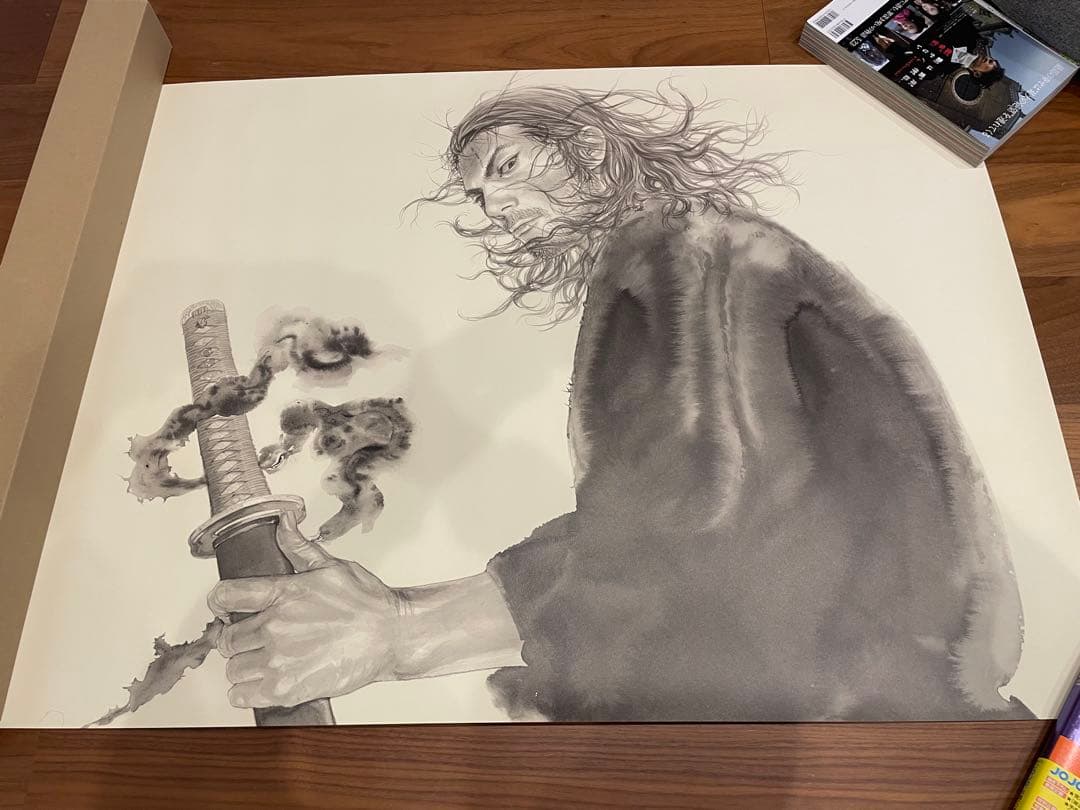 井上雄彦　最後のマンガ展　バガボンド　宮本武蔵　B1ポスター