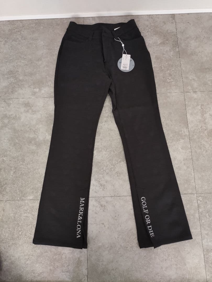 MARK & LOA ブラック フレアパンツ 40