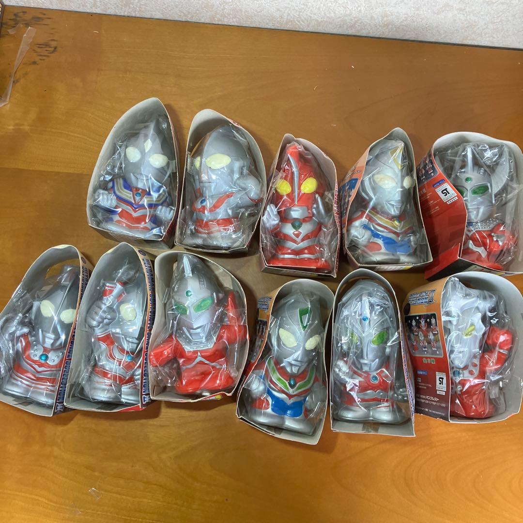 ウルトラマンソフビ貯金箱コレクション1と2全11種セット