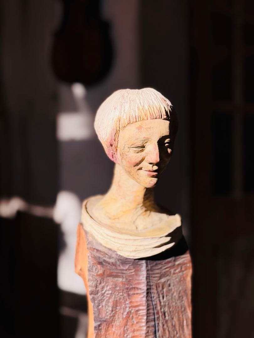 前川秀樹　像刻&ドローイング　２点込み