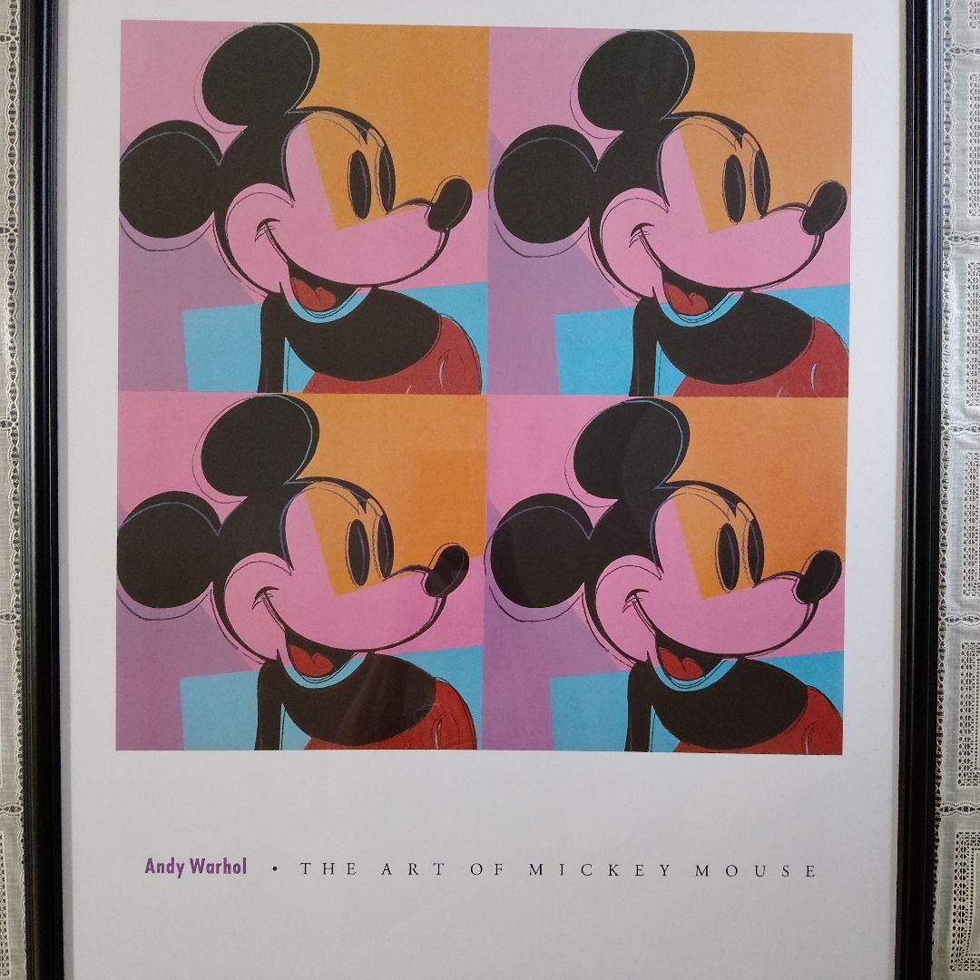 \"新品\"ウォーホルリトポスター『THE ART OF MICKEY MOUSE』