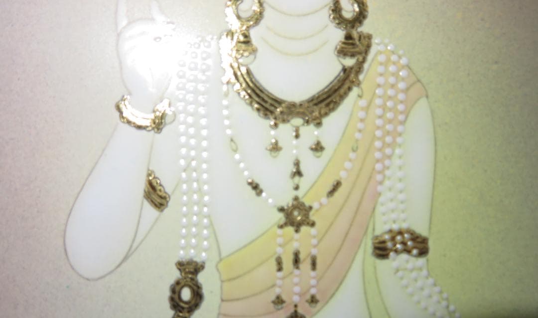 ぐり　草場一壽　「大調和」（仮題）　ダライ・ラマ　陶彩画　原画