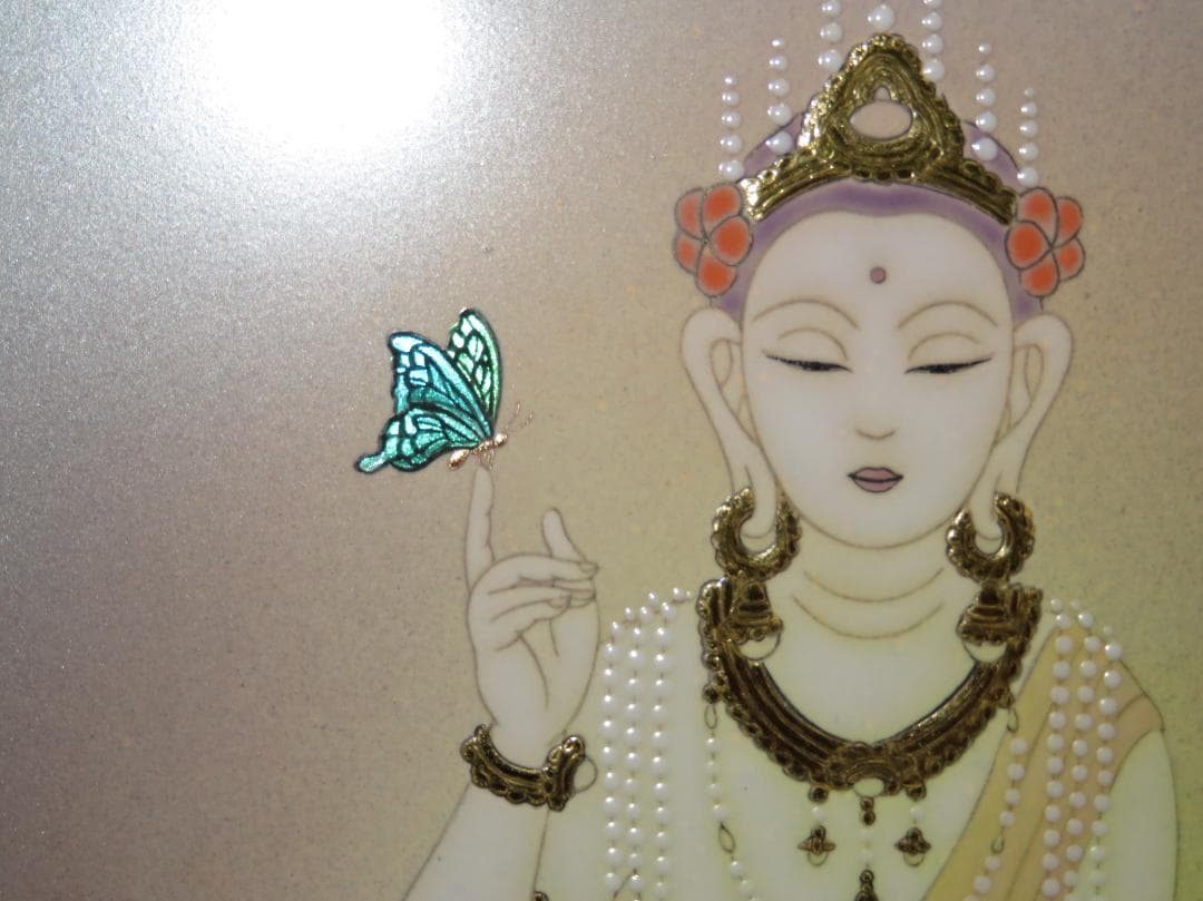 ぐり　草場一壽　「大調和」（仮題）　ダライ・ラマ　陶彩画　原画