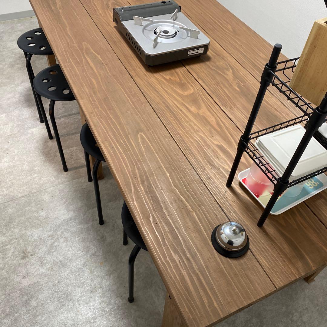カフェテーブル、120センチ