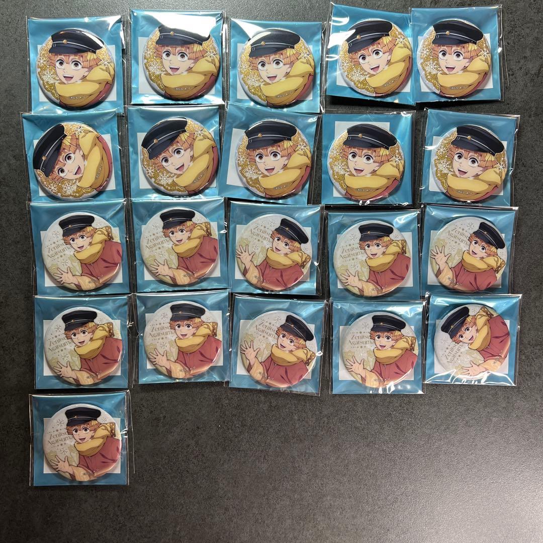 鬼滅の刃　AGF 缶バッジ　我妻善逸　ホログラム　ufotable 限定