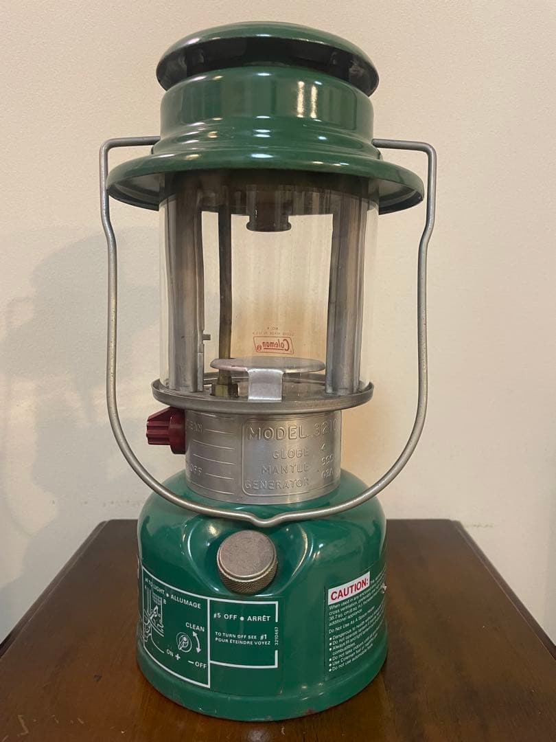 メンテ済み Coleman コールマン ビンテージ ランタン カナダ製 カバー付