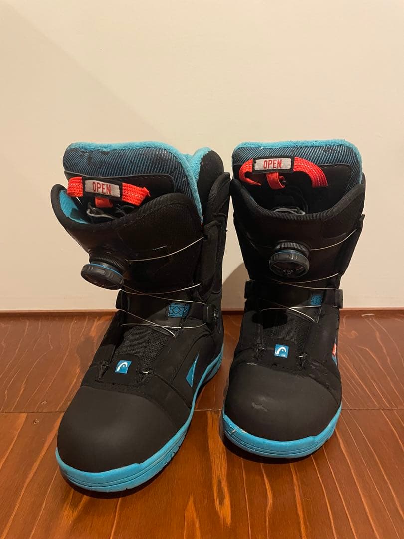 『スノボ一式セット』 head スノーボードブーツ 23㎝ブラック/ブルー