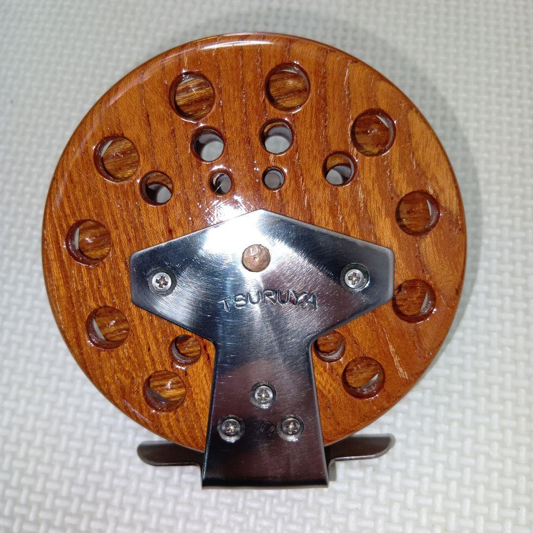TSURUYA　重利　リール　ケヤキ　約89ミリ