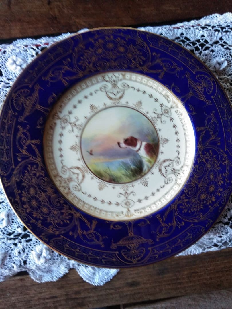 アンティークロイヤルウースターの飾りざら