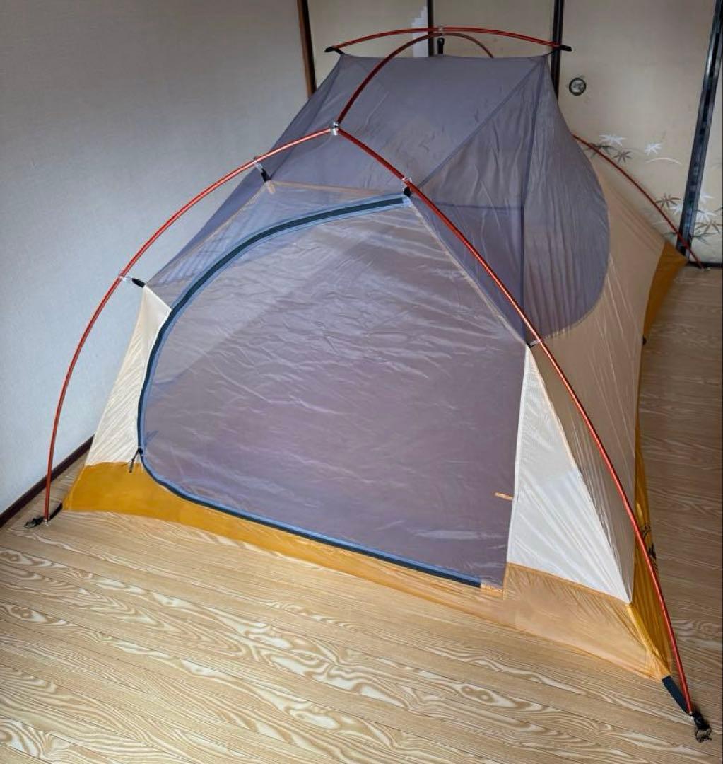 ビッグアグネスフライクリークUL3超軽量山岳テント/専用フットプリント付