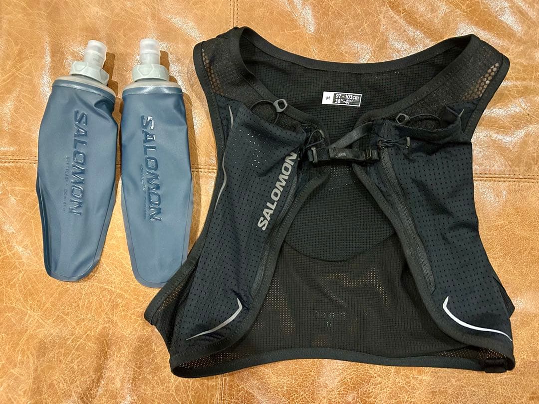 smart！　サロモン パルス2 ザック ランニングベスト フラスク付き