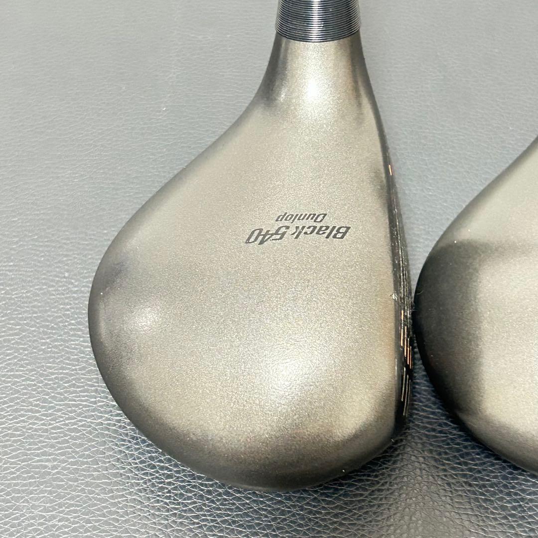 希少 ダンロップ パーシモン Black 540 ウッド3本 カーボンフェース