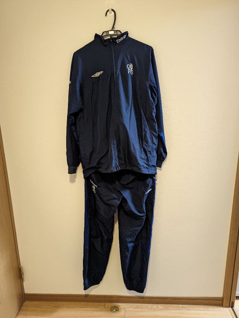 【UMBRO超希少ビンテージ】チェルシーオフィシャルウインドブレイカー2002年
