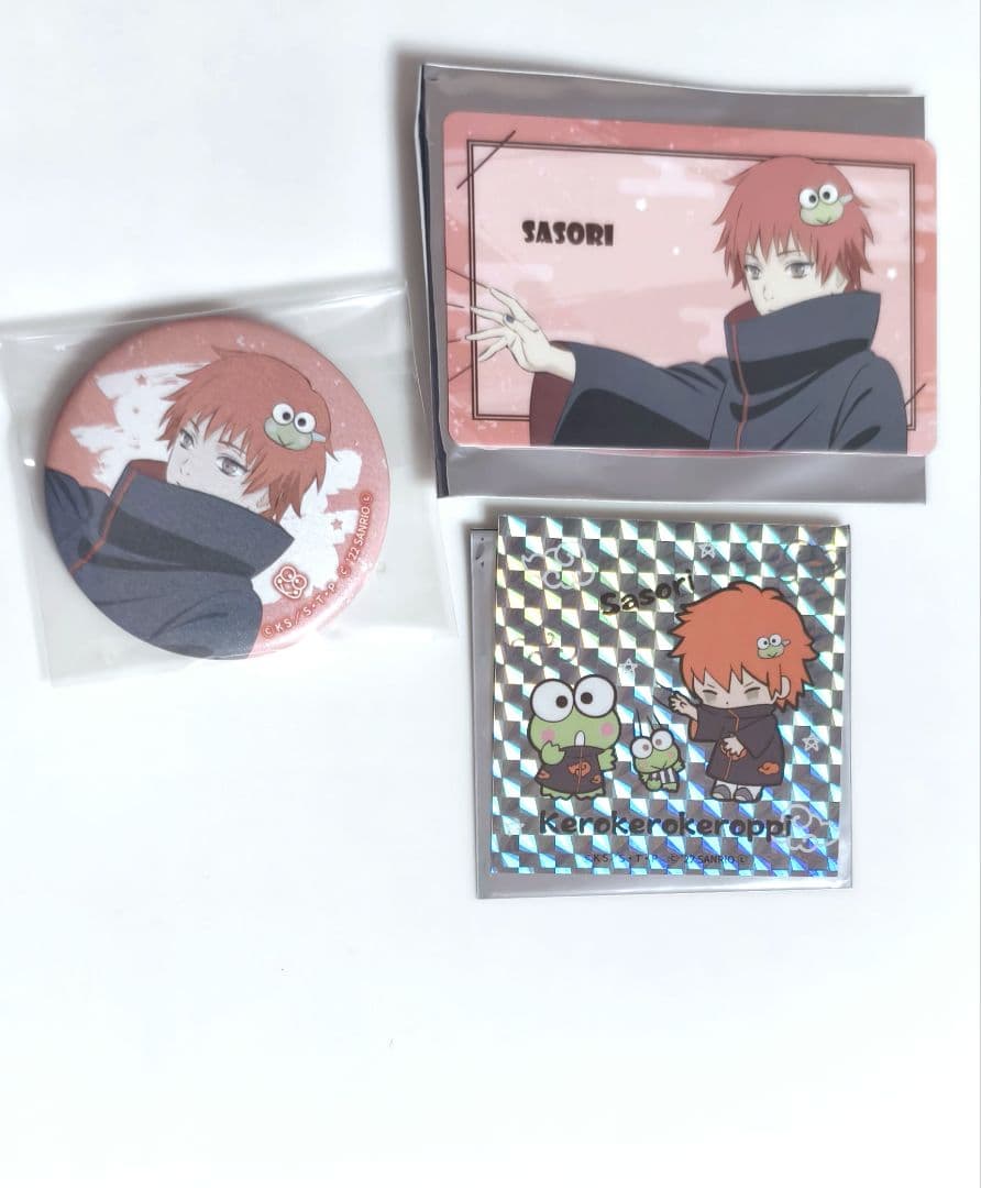 NARUTO BORUTO サンリオ　缶バッジ　カード　ステッカー　サソリ